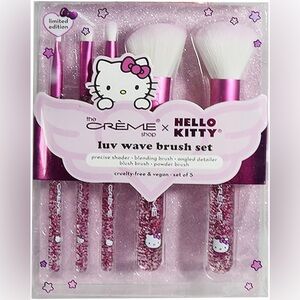 The Crème Shop X Hello Kitty Luv Wave Brush Set (Limited Edition)